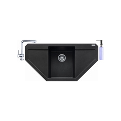 Zlewozmywak Franke MRG 612 E onyx + bateria FN 0147 + FD 300